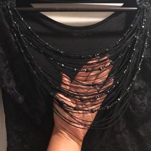 Little black lace dress